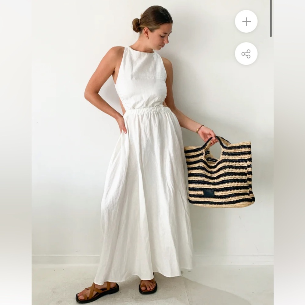 SIR Alena Maxi Dress Ivory Size 3 (AU12) - Picture 1 of 8